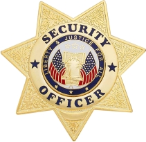 Security Officer Badge - W63 | Badge And Wallet