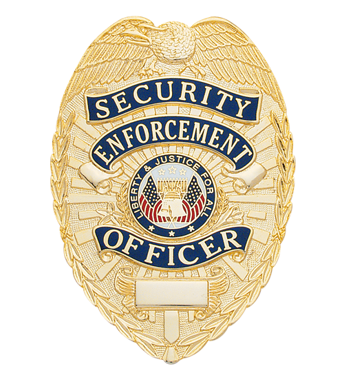 Security Enforcement Officer Badge - W59