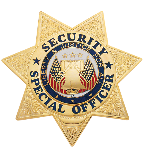 Security Special Officer 7-Point Star Badge