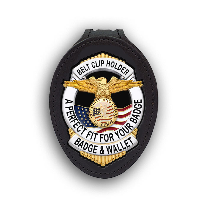 Florida Sheriff Belt Clip Badge Holder