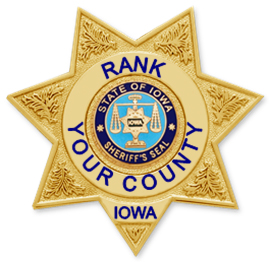 Iowa Sheriff's Badge | Badge And Wallet