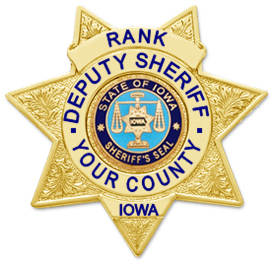 Iowa Sheriff's Badge | Badge And Wallet