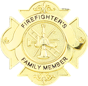 Firefighter's Family Member - Gold
