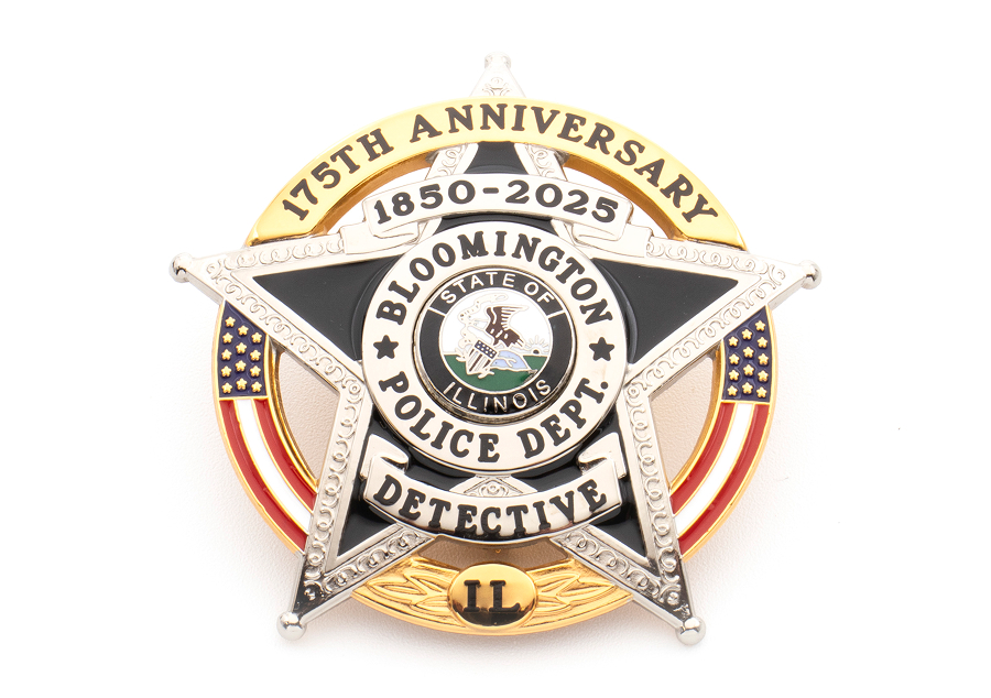 Bloomington Police Anniversary Badge
