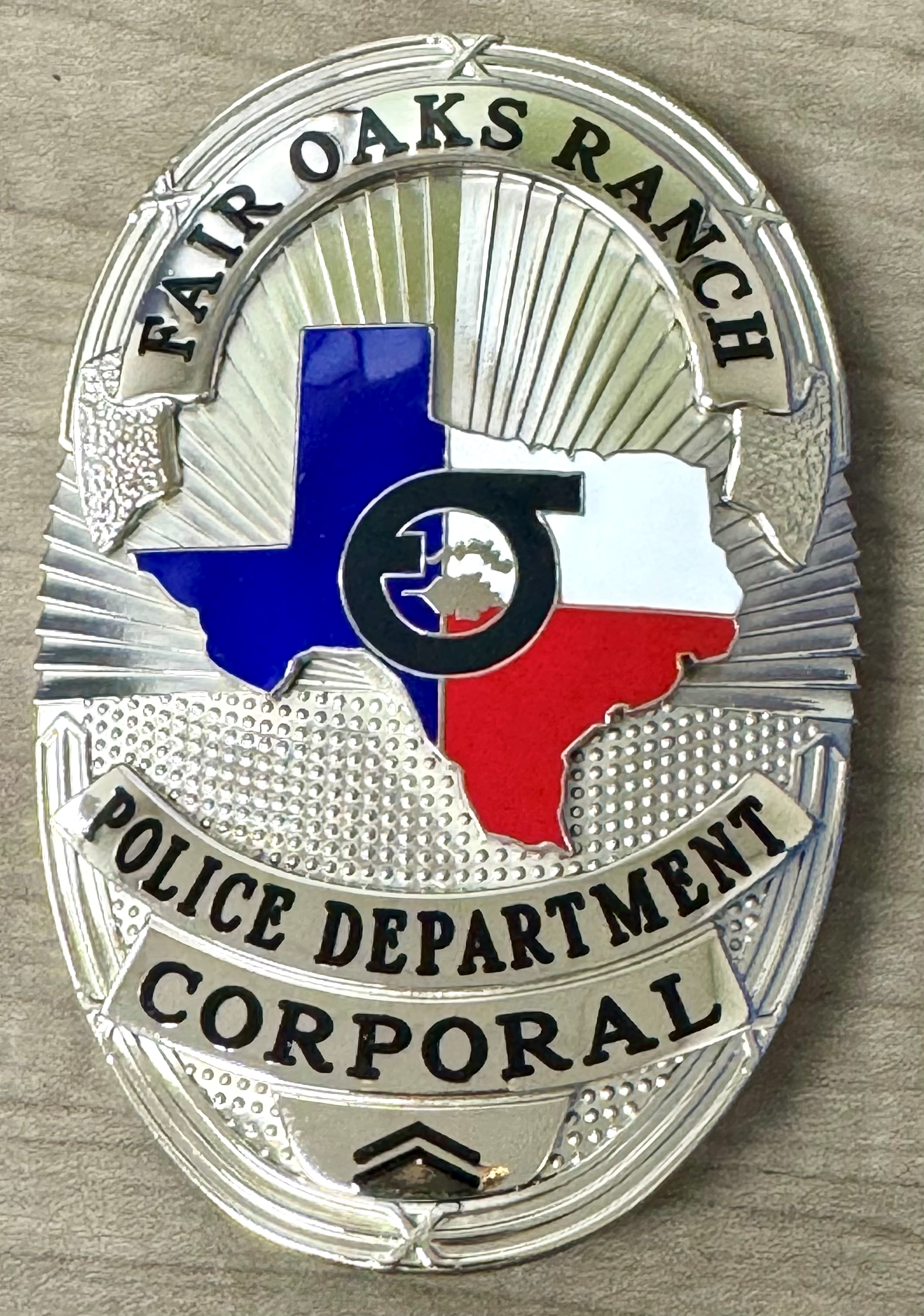 Fair Oaks Ranch Police Custom Badge