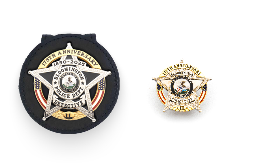 Bloomington Pin and Belt Clip