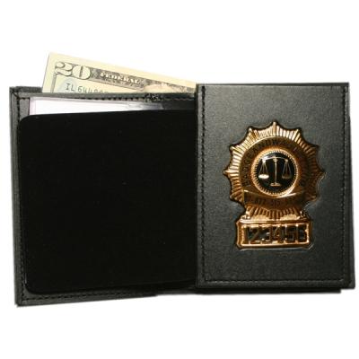 Mens Recessed Badge Wallets | Badge And Wallet