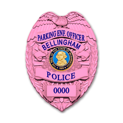 Bellingham PD Pink Badge Parking Enforcement Officer