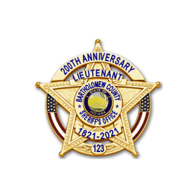 Bartholomew County Sheriff's Office 200th Anniversary Badge