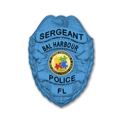 Bal Harbour Police Autism Awareness Badge