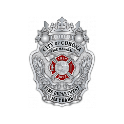 City of Corona 125th Anniversary Badge