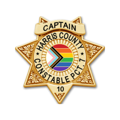 Harris County Constable Pct. 7 LGBTQ Pride Badge