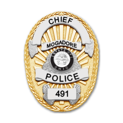 Mogadore Police Chief Badge