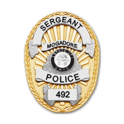 Mogadore Police Detective Badge