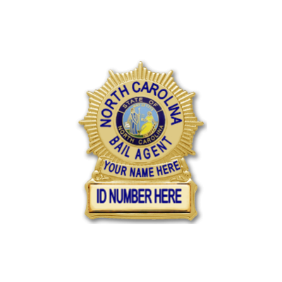 North Carolina Bail Agent Badge
