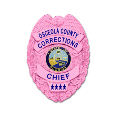 Osceola County Corrections Pink Badge