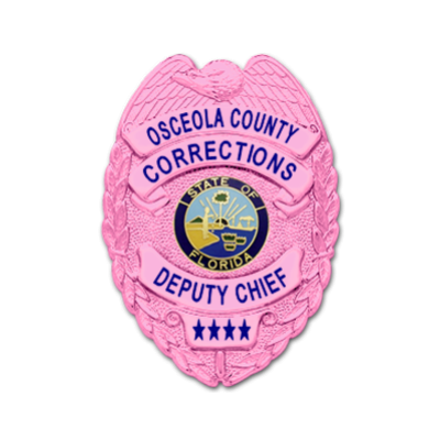 Osceola County Corrections Pink Badge