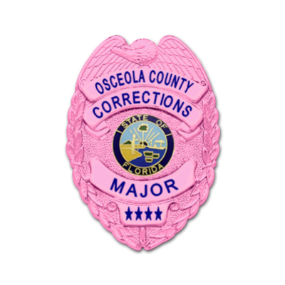 Osceola County Corrections Pink Badge