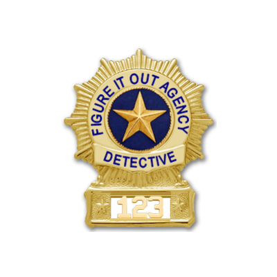 Design Your Own Investigator Badge