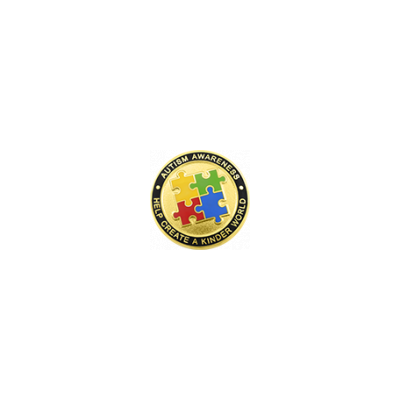 C1010M Autism Awareness Pin