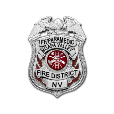 Moapa Valley Fire District FF PARAMEDIC Badge