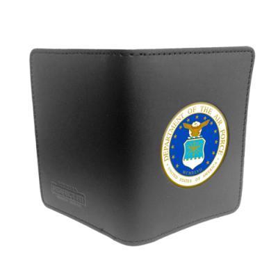 Air Force - Duty Leather Book Style Double ID Case 