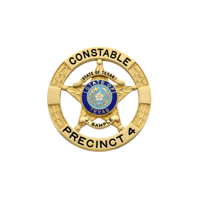 Precinct 4 Constable Badge Model E3010BA