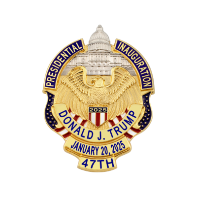 Donald J. Trump 47th Presidential Inauguration Badge