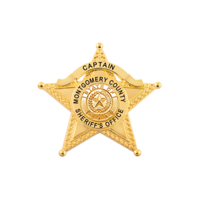 Montgomery County Sheriff's Office Captain Badge