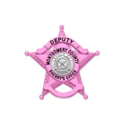Montgomery County Sheriff's Office Pink BCA Badge