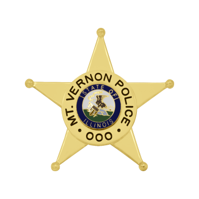 Mt. Vernon Police badge model MW5231