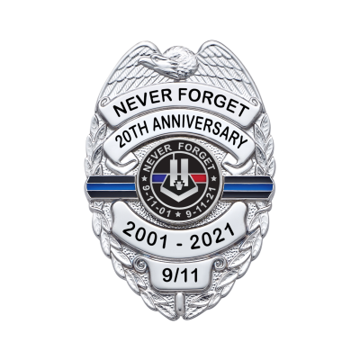 Smith & Warren 9/11 20th Anniversary Remembrance Badge S155BL_911
