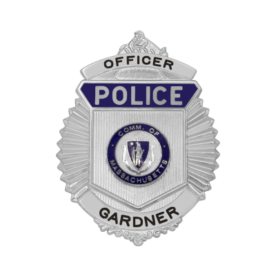 Sunburst Police Badge Massachusetts Style 