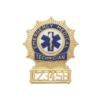 Emergency Medical Technician Custom Badge