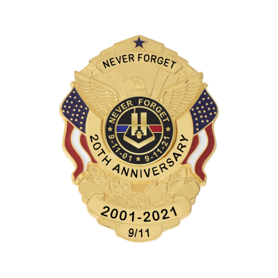 Smith & Warren 9/11 20th Anniversary Remembrance Badge S503_911