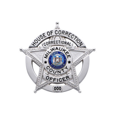 Milwaukee County Corrections Department Badge model S527C