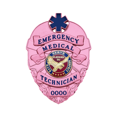 Pink Breast Cancer Awareness Badge Model S623BE