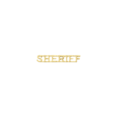 W45 SHERIFF Collar Letters