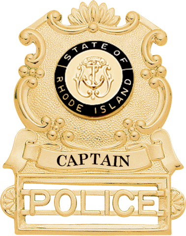 Lincoln PD - Captain Cap Badge