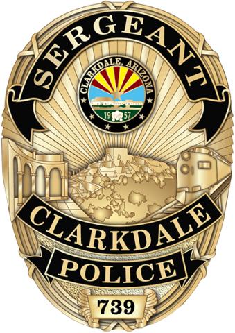 Clarkdale PD Custom Badge