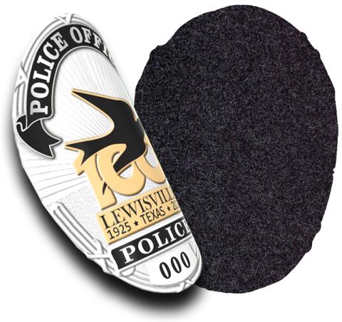 Lewisville PD 100th Anniversary Flexible Badge