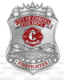 Corona Fire Deputy Marshal Badge