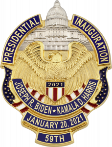 2021 Inauguration of Biden Harris Collectible Badge by Smith & Warren
