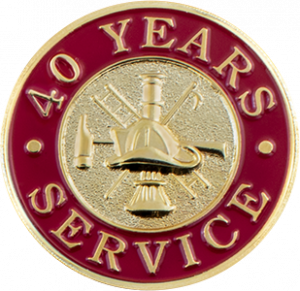 Firefighter Service Pin