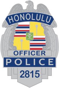 Honolulu Police Flexible Badge