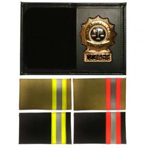 Product Image 1 for custom badge wallet product Bunker Dress Leather Recessed Badge & ID Case