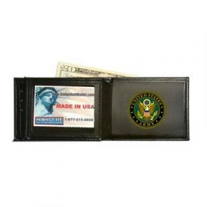 Army Medallion - Bifold Wallet w/ money pocket, 6 CC slots