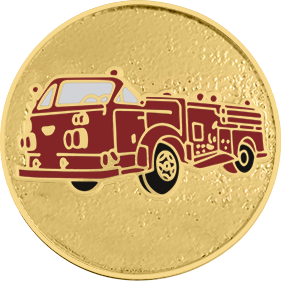 Enameled Fire Engine