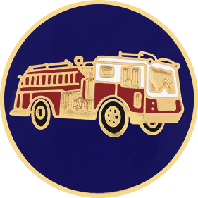 Enameled Fire Engine