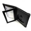 Dress Leather Single Bi-Fold Wallet with CC Slots